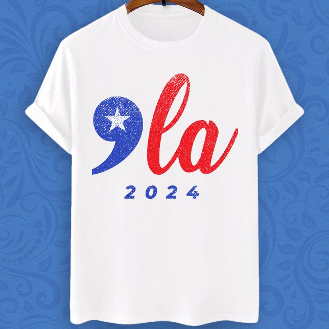 Camiseta Vírgula La Kamala Harris 2024 (Criador carregado)