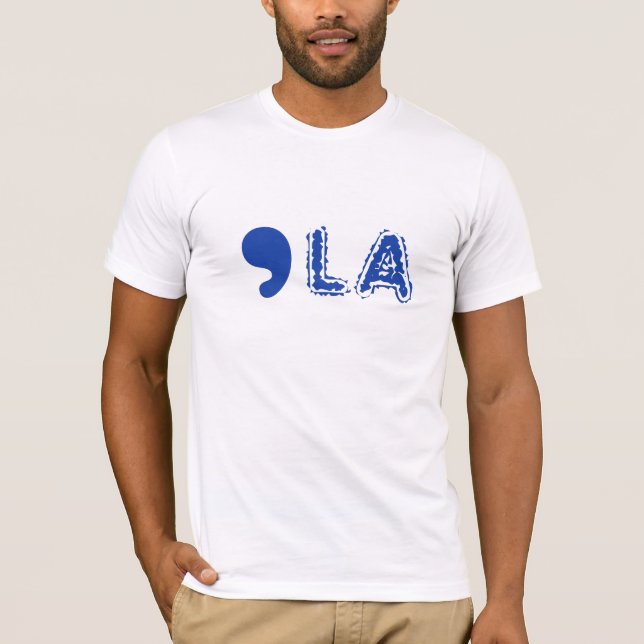 Camiseta Vírgula-LA para Kamala Harris (Frente)