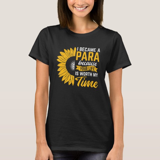 Camiseta Virou Paraprofo Para Sua Vida Valia Paraeducador (Frente)