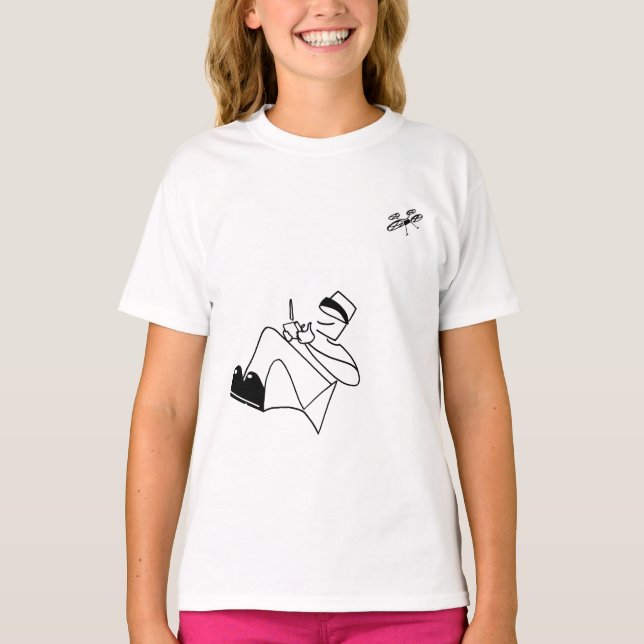 Camiseta Virtualmente Droning (Frente)
