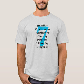Camiseta Virtudes e pecados