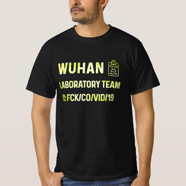 Camiseta Vírus chinês do laboratório Wuhan (Frente)
