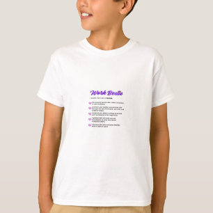 Camiseta Vírus Clássico de Definição de Bestimento de Traba
