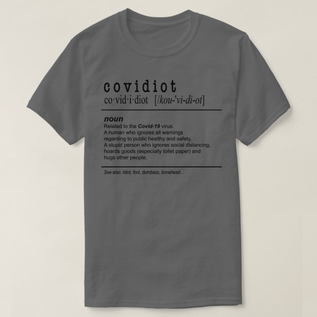 Camiseta Vírus CovNoun (Frente do Design)