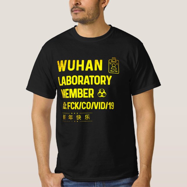 Camiseta Vírus do Laboratório Wuhan (Frente)