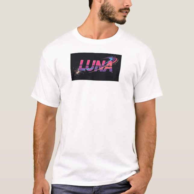 Camiseta Vírus futurístico do LUNA (Frente)