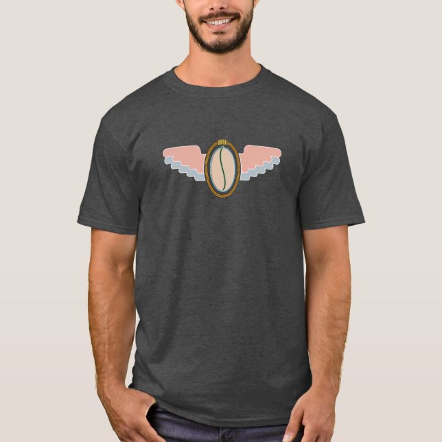 Camiseta Vírus Zombie do Monstro Voador do Salmão Wing (Frente)