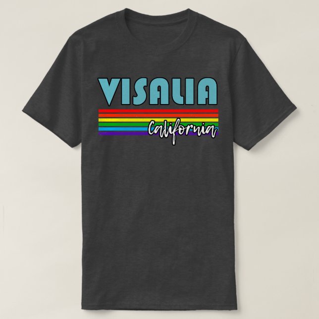 Camiseta Visalia California Pride Visalia LGBT Gift LGBT S (Frente do Design)