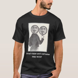 Camiseta visão borrada