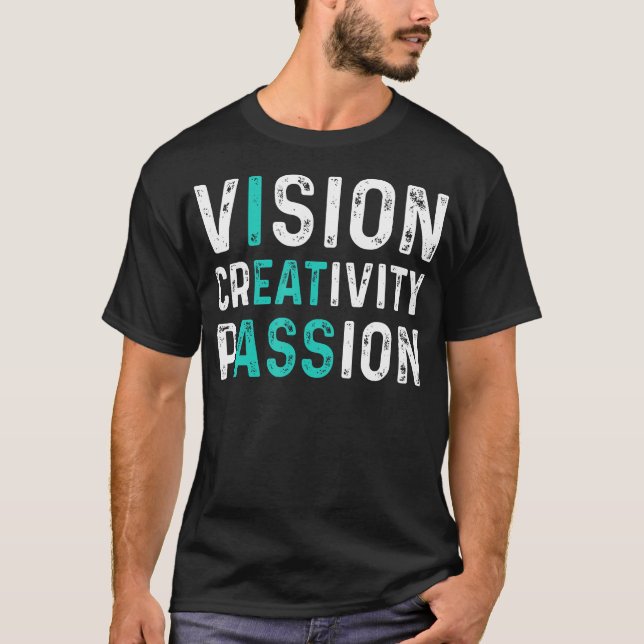 Camiseta Visão criativa Passion Vintage (Frente)