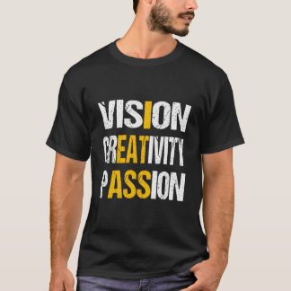 Camiseta Visão Criatividade Paixão