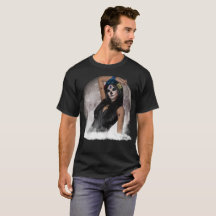 Visão de Crânio de Açúcar Olhos Azuis Lua Cheia