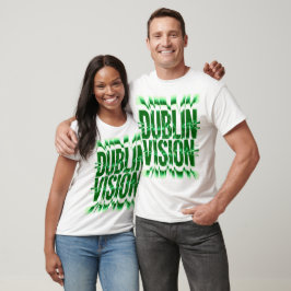 Camiseta Visão de Dublin Onda de Choque Esmeralda