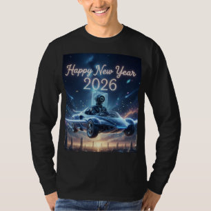 Camiseta Visão de IA: A Primeira Jornada do Robô em 2026 