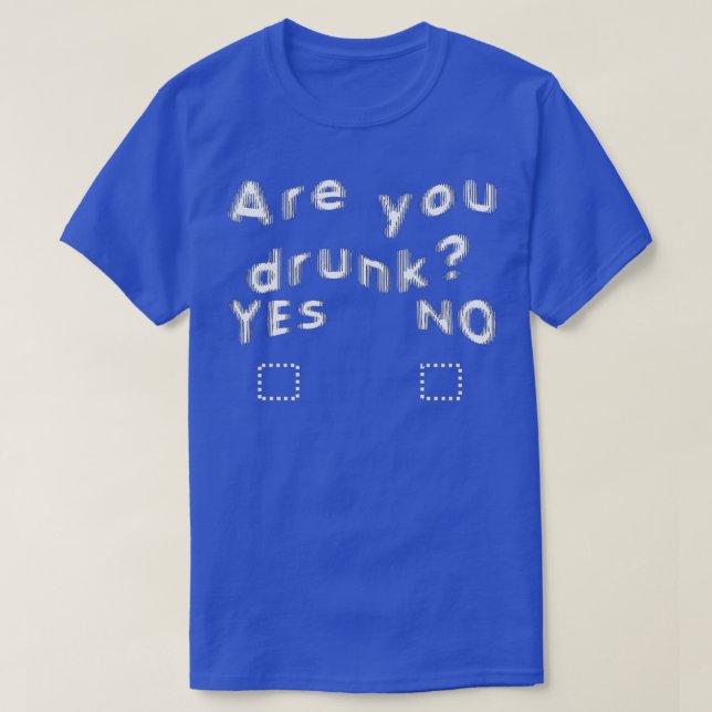 Camiseta Visão Desfocada É O Teste De Sobriedade Do Bebado  (Frente do Design)