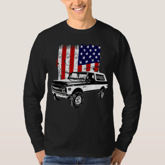 Camiseta Visão frontal de 3/4 do Blazer K5 Chevy 1970