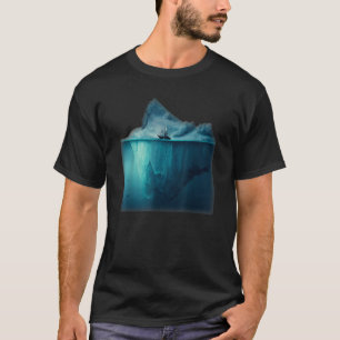 Camiseta Visão Geral Da Ilha De Iceberg