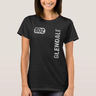 Camiseta Visão Geral do Código de Área 602 da Arizona Glend