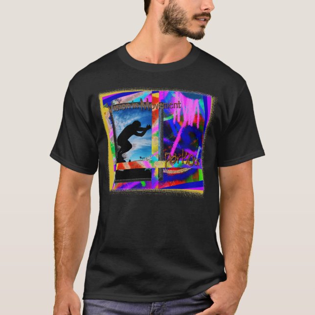 Camiseta Visão no movimento: Parkour (Frente)