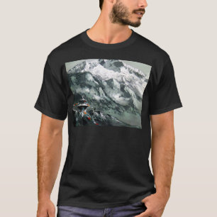 Camiseta Visão Panorâmica Do Campo De Base Everest