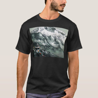 Camiseta Visão Panorâmica Do Campo De Base Everest