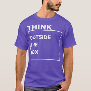 Camiseta Visão sem limites Pense fora da caixa