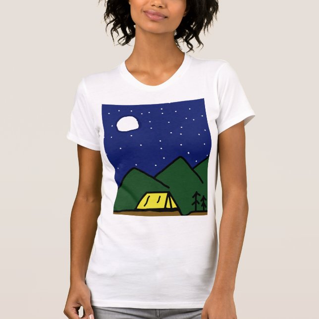 Camiseta Vísceras de acampamento (Frente)