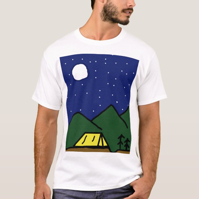 Camiseta Vísceras de acampamento (Frente)