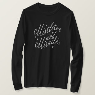 Camiseta Visco e Milagres Férias Natal Preto