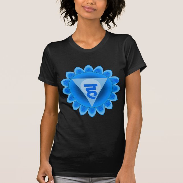 Camiseta Vishuddha a garganta Chakra (Frente)