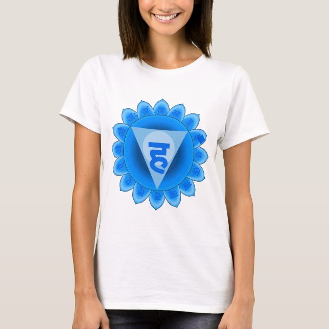 Camiseta Vishuddha a garganta Chakra (Frente)