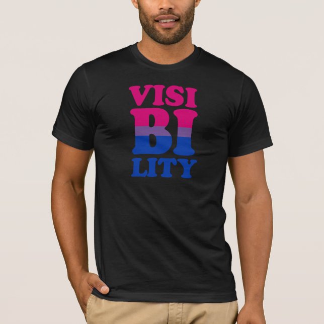 Camiseta Visibilidade bissexual (Frente)