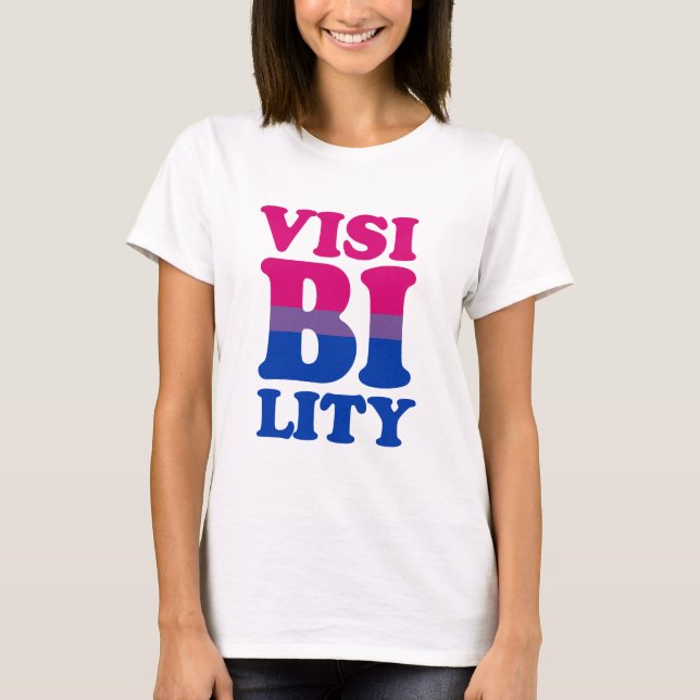 Camiseta Visibilidade bissexual (Frente)