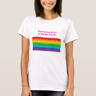 Camiseta “Visibilidade” – Um Padrão de Orgulho Abstrato #1
