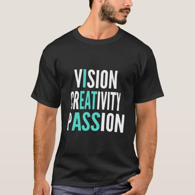 Camiseta Vision Creativity Passion (Frente)