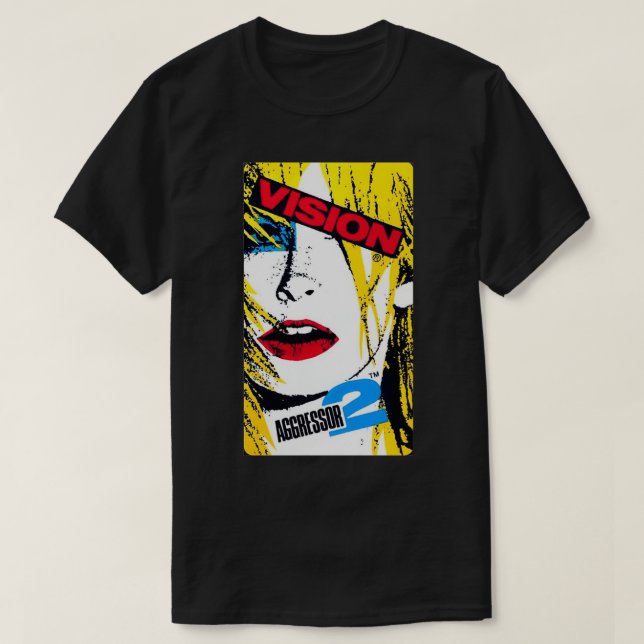 Camiseta Vision Skateboards Vision Aggressor 1 (Frente do Design)