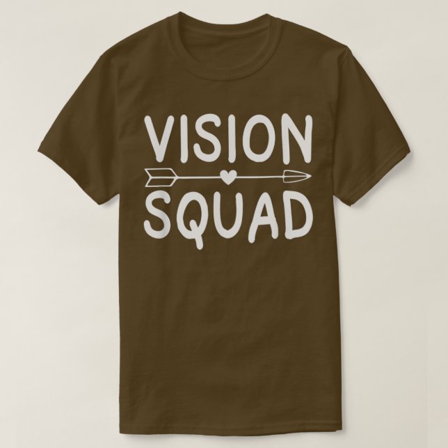 Camiseta Vision Squad Optometrist Optometry Eyes Doctor Gif (Frente do Design)