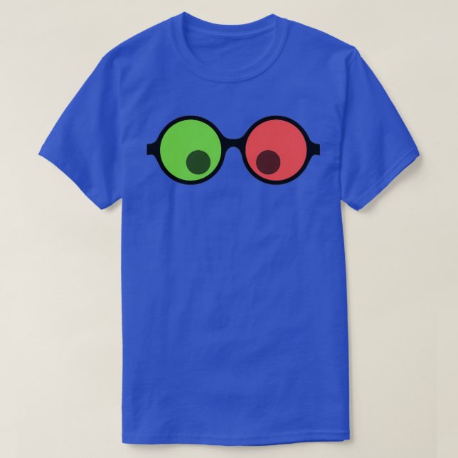 Camiseta Vision Therapy Glasses for Strabismus (Frente do Design)