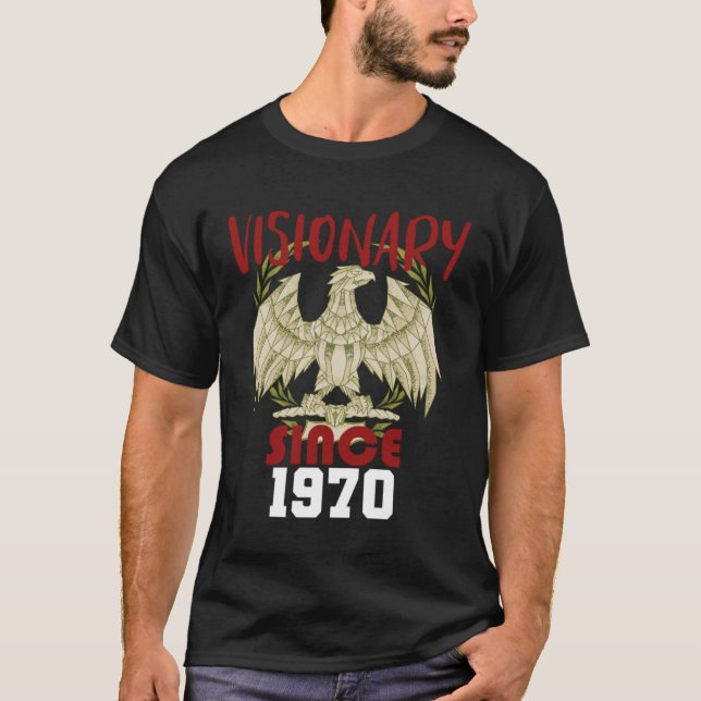 Camiseta Visionário desde 1970 (Frente)