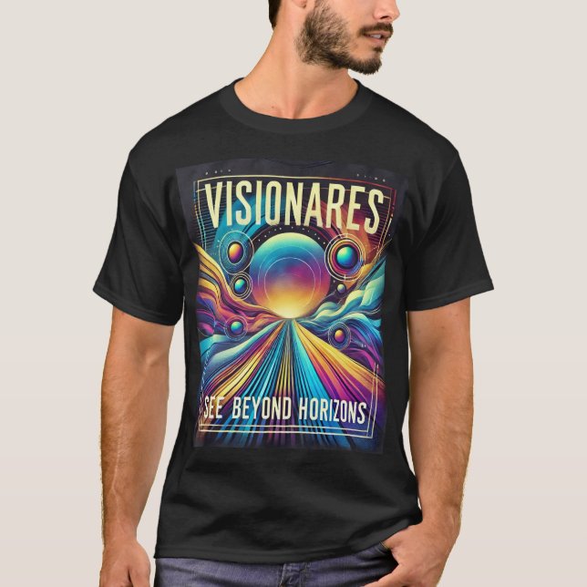 Camiseta Visionários Consulte Além dos Horizonte (Frente)