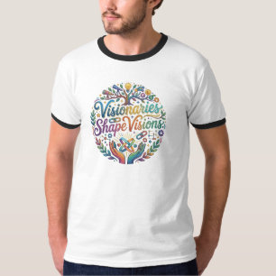Camiseta Visionários Moldam Visões Design
