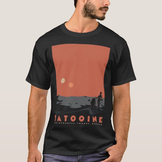 Camiseta Visit Tatooine Classic T-Shirt (Frente)