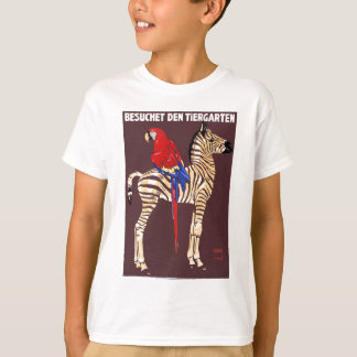 Camiseta Visita 1912 de Ludwig o poster do Macaw da zebra