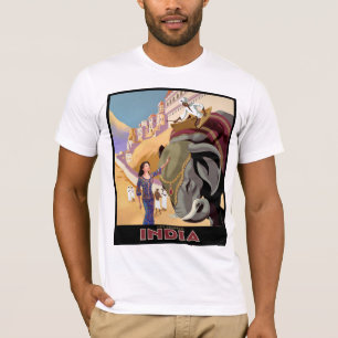 Camiseta Visita India colorido