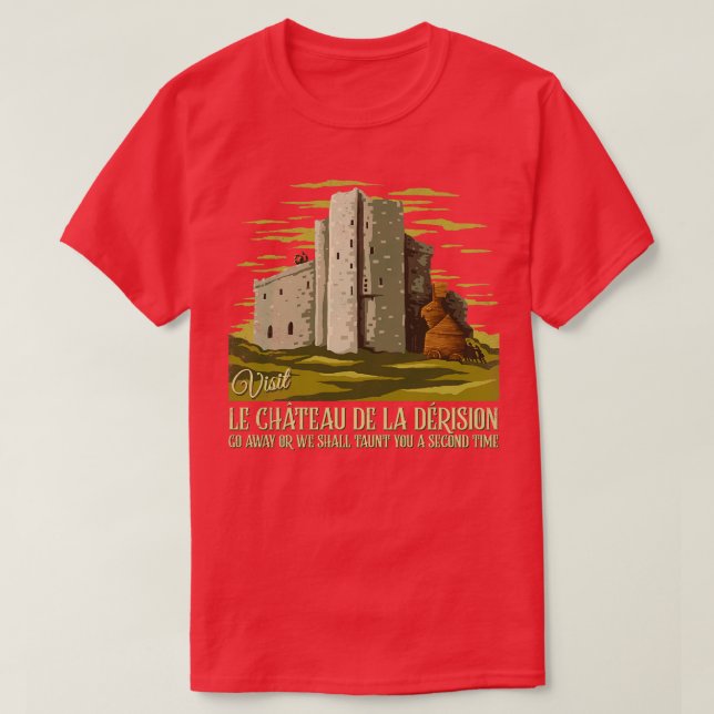 Camiseta Visita Le Chateau De La Derision (Frente do Design)