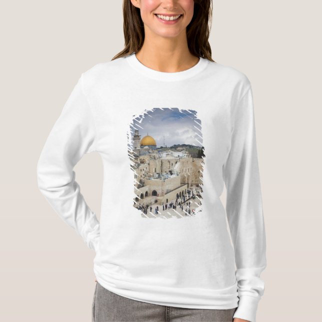 Camiseta Visitantes, Western Wall Plaza & Dome do Rock (Frente)