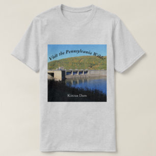 Camiseta Visite a barragem PA Wilds Souvenir Kinzua