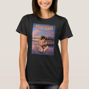 Camiseta Visite A Capital De Surfe Da E De Cocoa Beach, Flo