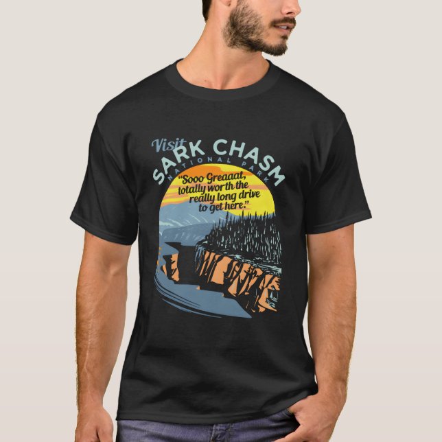 Camiseta Visite a Novidade do Sark Chasm (Frente)