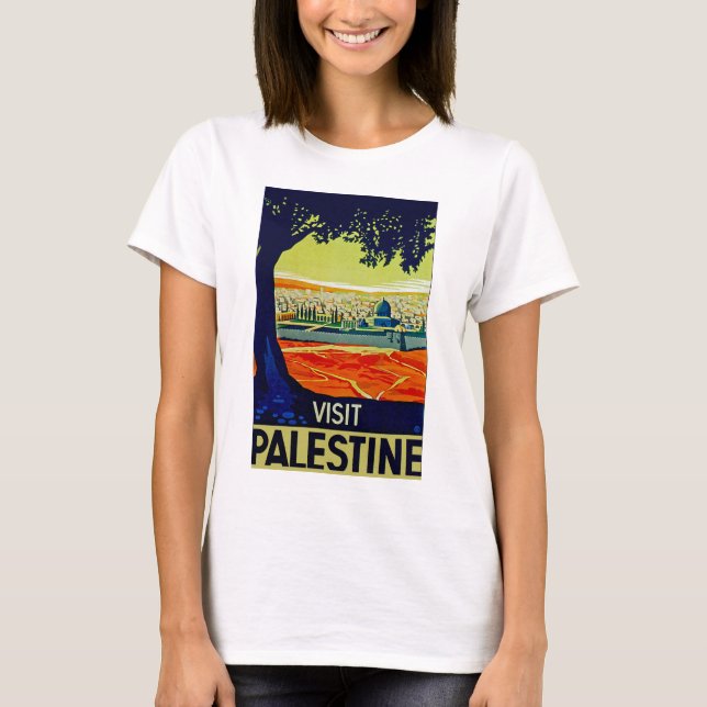 Camiseta Visite a Palestina (Frente)
